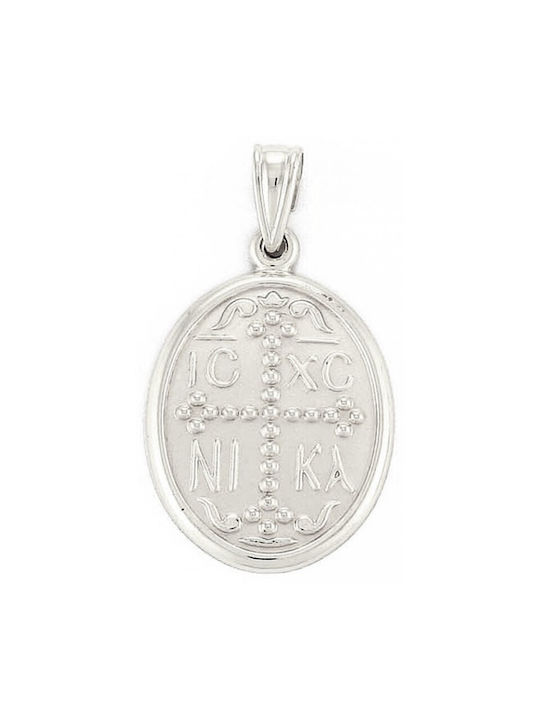 White gold amulet Constantine PD11040L 9 Carat