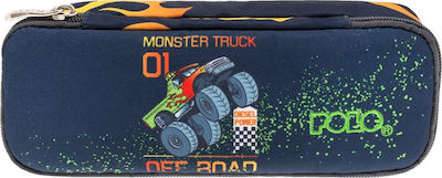 Polo Belike Monster Truck Federmäppchen mit 1 Fach Blau