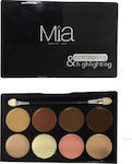 Mia Make Up ing & Highlighting Palette Konturierung 24gr