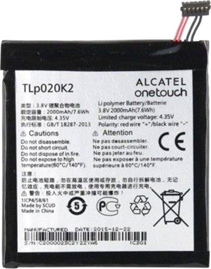 Alcatel TLp020K2 Replacement Battery 2000mAh for One Touch Idol 3 4.7