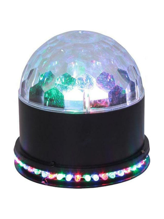 Ibiza Sound Astro UFO Διακοσμητικό Φωτιστικό με Φωτισμό RGB Party Light LED σε Μαύρο Χρώμα