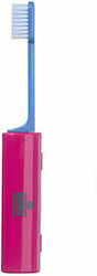 Kent Travel Size Οδοντόβουρτσα Medium Μπλε / Φούξια