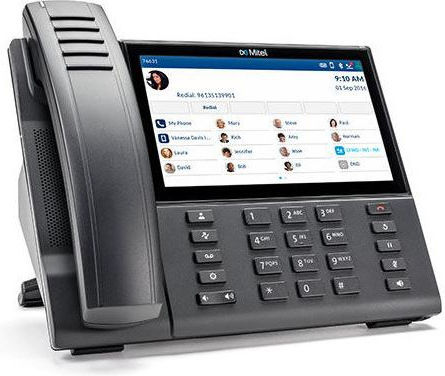 Mitel MiVoice 6940 Ενσύρματο Τηλέφωνο IP Μαύρο