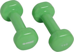 Schildkrot Set of Hexagon Vinyl Dumbbells Set of Hexagon Vinyl Dumbbells 2 x 1kg Schildkrot Set of Hexagon Vinyl Dumbbells Set of Hexagon Vinyl Dumbbells 2 x 1kg