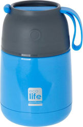 Ecolife Baby Food Thermos Stainless Steel Blue 450ml