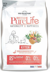 Flatazor Pure Life Kitten Dry Food for Juvenile Cats with Duck 2kg