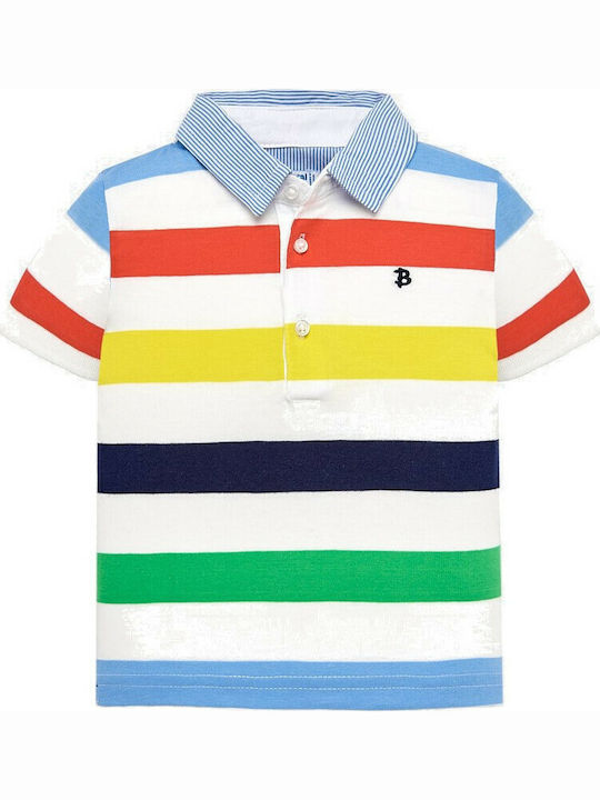 Mayoral Kids' Polo Short Sleeve Multicolour