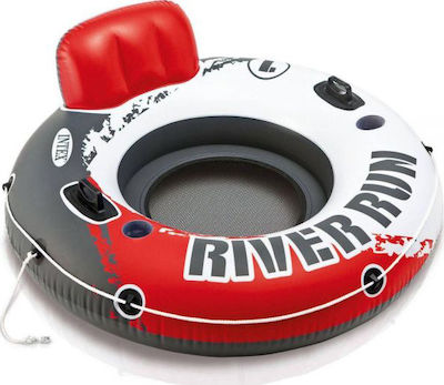 Intex River Run Fire Inflatable Floating Ring with Handles Red 135cm