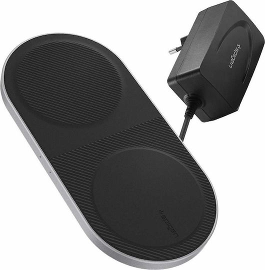 Spigen Kabelloses Ladegerät (Qi Pad) 10W Schwarzs (F310W DUO)