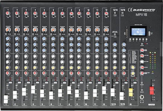 Audiophony MPX16 12 XLR Inputs & Bluetooth