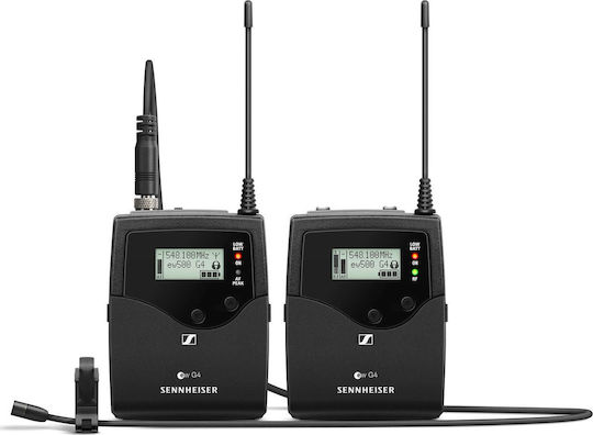 Sennheiser EW-512P-G4-BW Set Wireless Condenser (Small Diaphragm) Microphone Πέτου, Clip On for Vocals