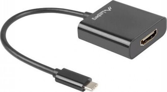 Lanberg Converter USB-C male to HDMI female 1pcs AD-UC-HD-01