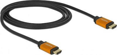 DeLock HDMI 2.1 Cable HDMI male - HDMI male 1m Black