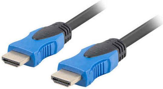 Lanberg HDMI 1.4 High Speed 1080p 120Hz Кабел HDMI Мъжки - HDMI Мъжки 15м Черен