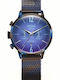 Welder Moody Γυναικείο Ρολόι 45mm Μπαταρίας με Navy Μπλε Μεταλλικό Μπρασελέ