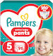 Pampers Памперси гащи Pants № 5 за 12-17kg 96бр