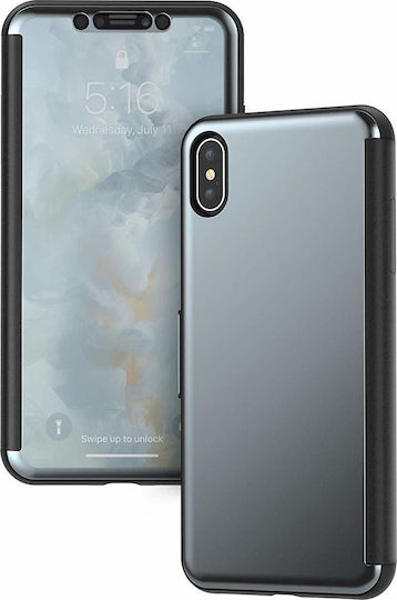 Moshi StealthCover Book Μεταλλικό Μαύρο (iPhone XS Max)