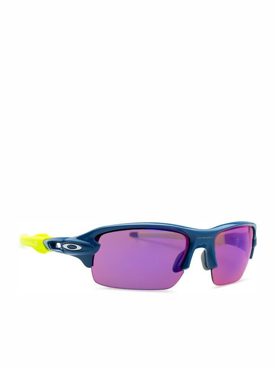Oakley Flak Xs Kinder-Sonnenbrillen mit Blau Sp...