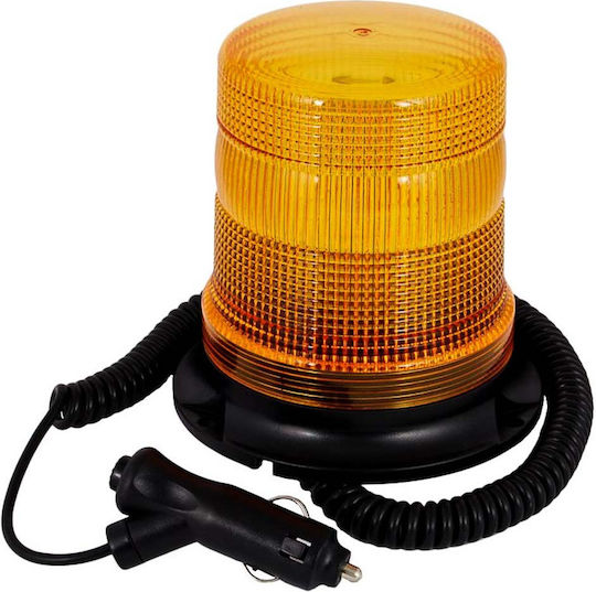 Autoline Φάρος Αυτοκινήτου LED 12V 8.6cm με Πορτοκαλί Φωτισμό