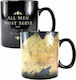 Half Moon Bay Game Thrones Westeros Map Heat Change Mug Black 400ml MUGBGT05