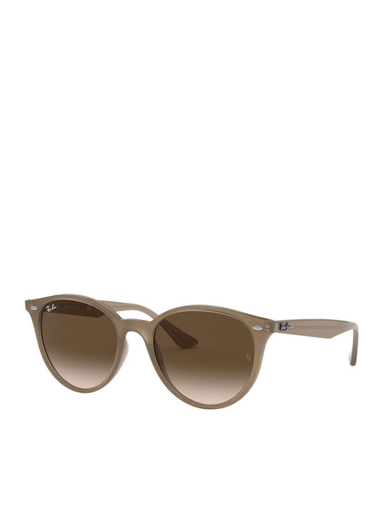 Ray Ban Unisex Sunglasses with Beige Plastic Fr...