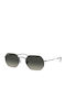 Ray Ban Octagonal Sonnenbrillen mit Silber Rahmen und Schwarz Verlaufsfarbe Spiegel Linse RB3556N 004/71