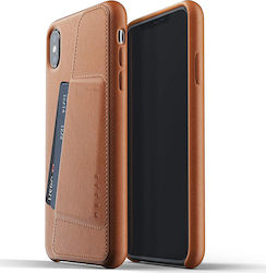 Mujjo Back Cover Καφέ (iPhone XS Max)