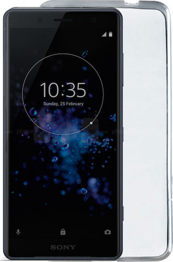 Volte-Tel Slimcolor Air Umschlag Rückseite Silikon Transparent (Xperia 1)