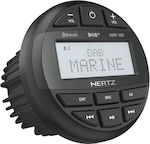 Hertz HMR 10D Ηχοσύστημα Σκάφους 4x50W Αδιάβροχο με AUX / Bluetooth / DAB / USB Μαύρο