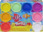 Hasbro Play-Doh 8 Πλαστοζυμαράκια Πλαστελίνης Sea Rainbow για 2+ Ετών