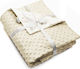 Pierre Cardin Blanket Nursery Swaddling Blankets Toppy Fleece Beige 80x110cm