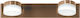 ARlight Modern Lamp Wall with Integrated LED and Natural White Light Copper