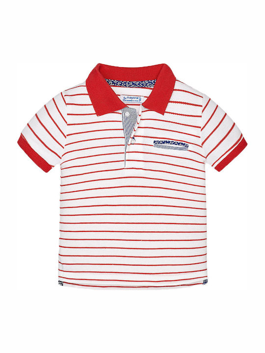 Mayoral Kids Polo Short Sleeve Red