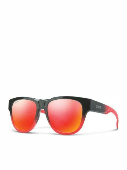 Smith Optics Rounder Sunglasses Black with Horn-Rimmed Frame