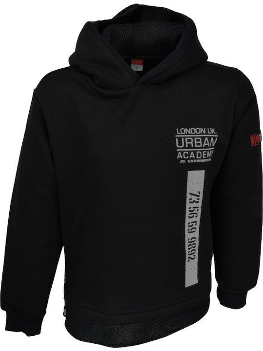 Joyce Kinder Sweatshirt mit Kapuze Schwarz