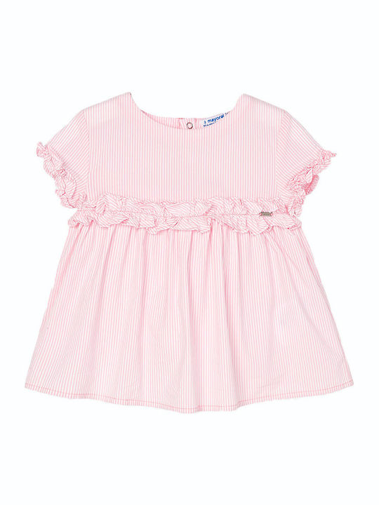 Mayoral Kids Blouse Short Sleeve Pink