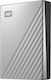 Western Digital My Passport Ultra For Mac USB 3.0 / USB-C External 2.5" HDD 4TB Silver