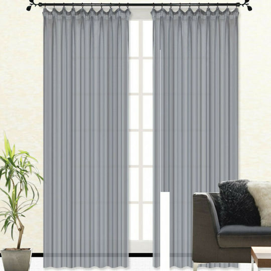 Import Hellas Curtain with Grommet Voile Greene 270x270cm