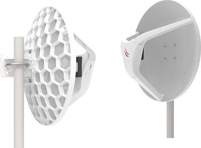 MikroTik Wireless Wire Dish External WiFi Parabolic Antenna with Ethernet Connection RBLHGG-60adkit