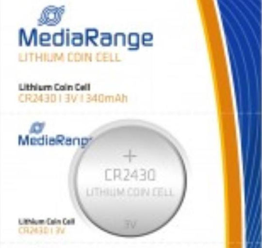 MediaRange Lithium Coin Cell Μπαταρία CR2430 3V 1τμχ