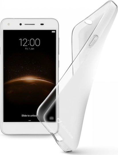 Cellular Line Umschlag Rückseite Silikon Transparent (Huawei Y5II/Y6II Kompakt)