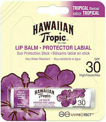 Hawaiian Tropic Tropic Lip Balm Αντηλιακό Stick Χειλιών SPF30 4ml