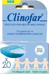 Omega Pharma Clinofar Ανταλλακτικά Φίλτρα Ρινικού Αποφρακτήρα για Βρέφη 20τμχ