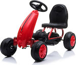 Παιδικό Ποδοκίνητο Go Kart Μονοθέσιο με Πετάλι Blaze Κόκκινο