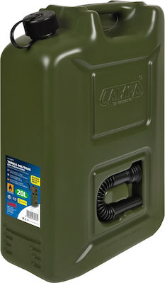 Lampa Recipient de combustibil Plastic cu Tub de Extensie 20lt Verde