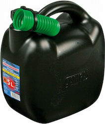 Lampa Fuel Can Plastic with Extension Tube 5lt Black