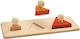 Ξύλινο Παιδικό Puzzle Σφηνώματα Τρίγωνα 3pcs Plan Toys
