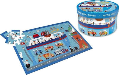 Kids Puzzle Ferry Boat for 4++ Years 60pcs Scratch Europe