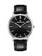 Claude Bernard Watch Battery with Black Leather Strap 202143NIN