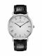 Claude Bernard Ανδρικό Ρολόι 41mm Μπαταρίας με Μαύρο Δερμάτινο Λουράκι
